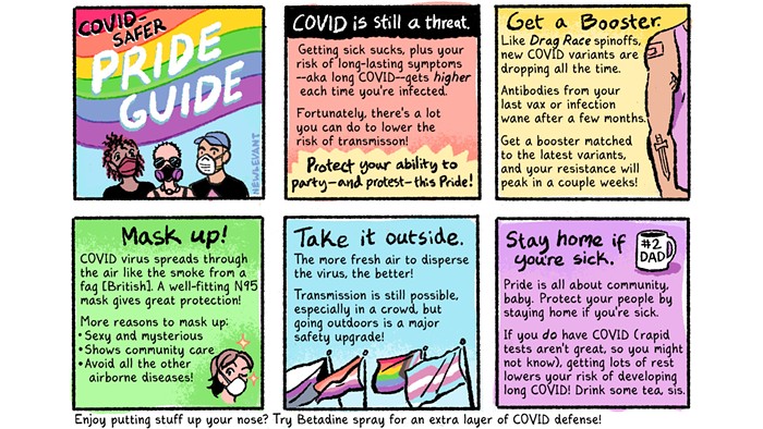 Queer Guide Comic: COVID-Safer Pride Guide
